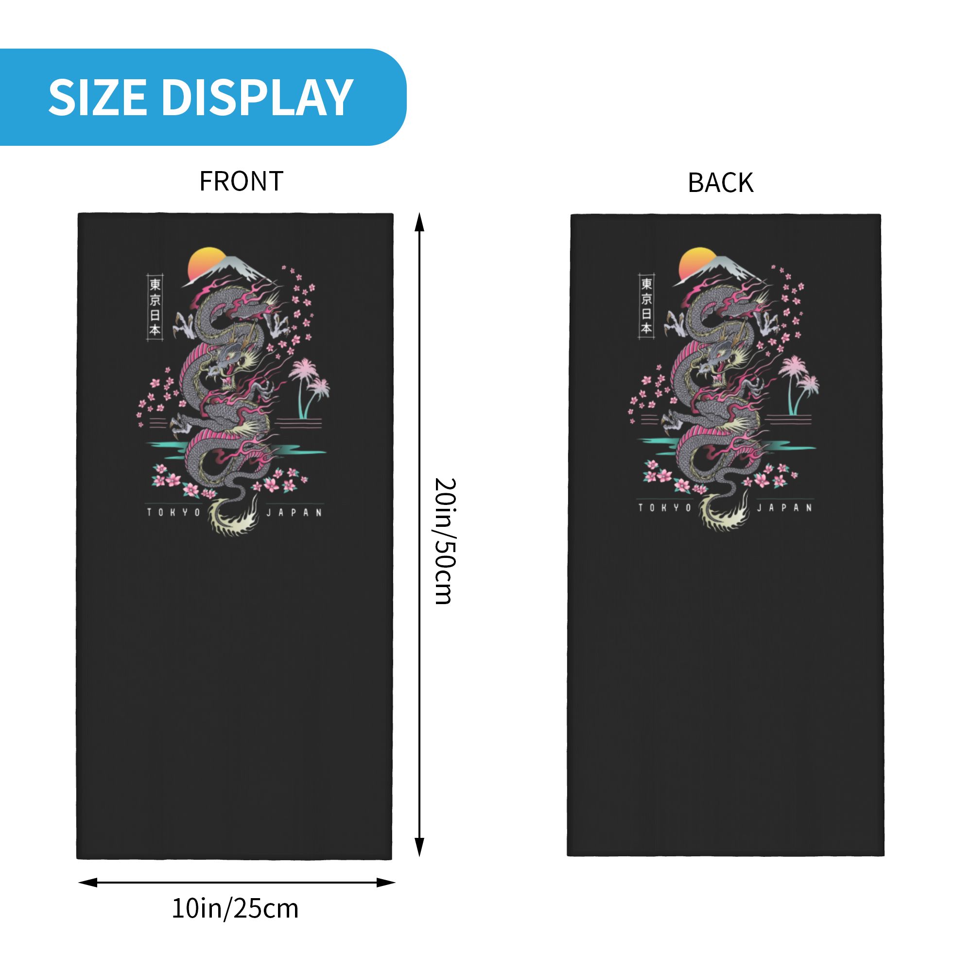Custom Tokyo Japan Dragon Wint - Neck Warmer Tube review and price