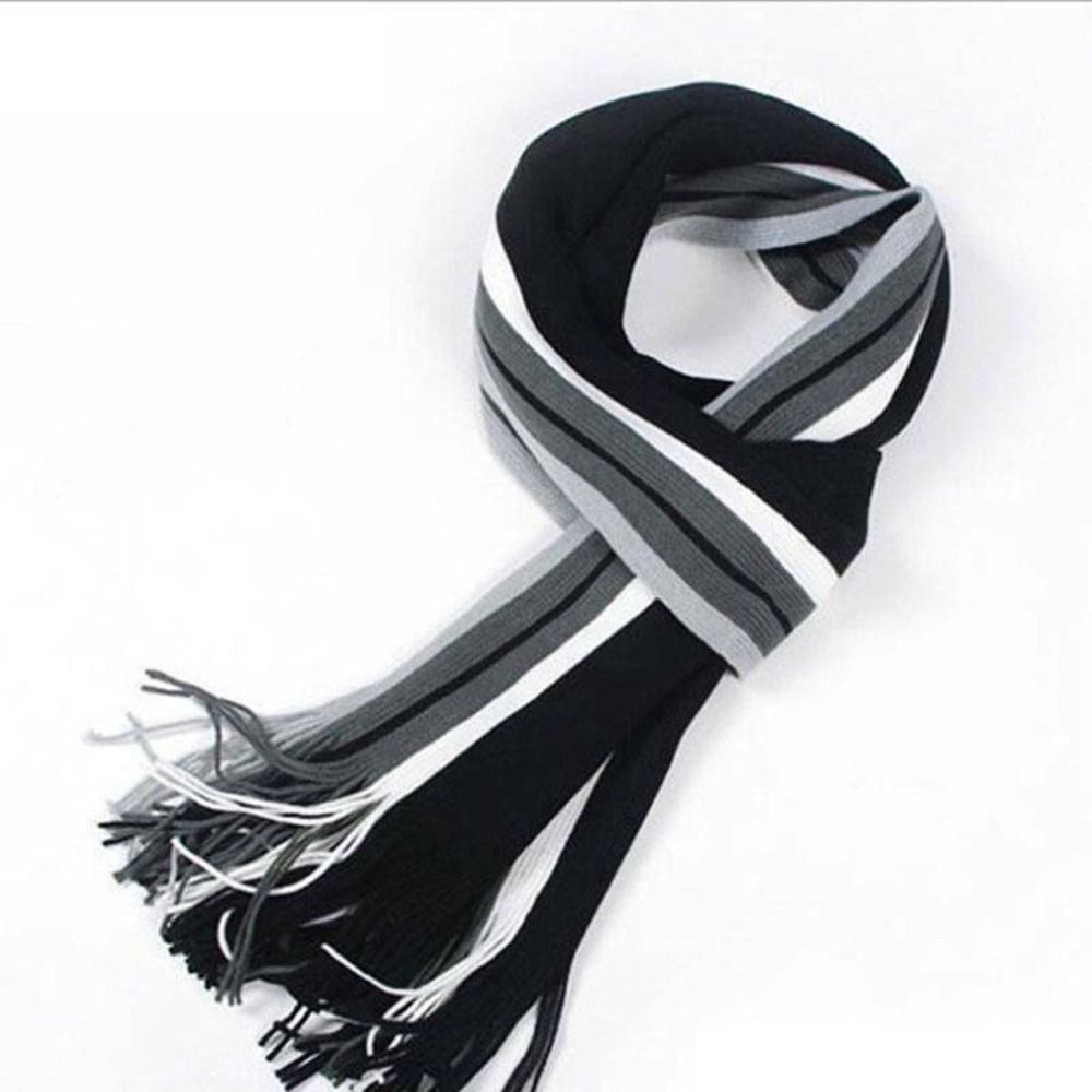Cashmere Men Striped Scarf Fas - Muffler Men Wool review and price
