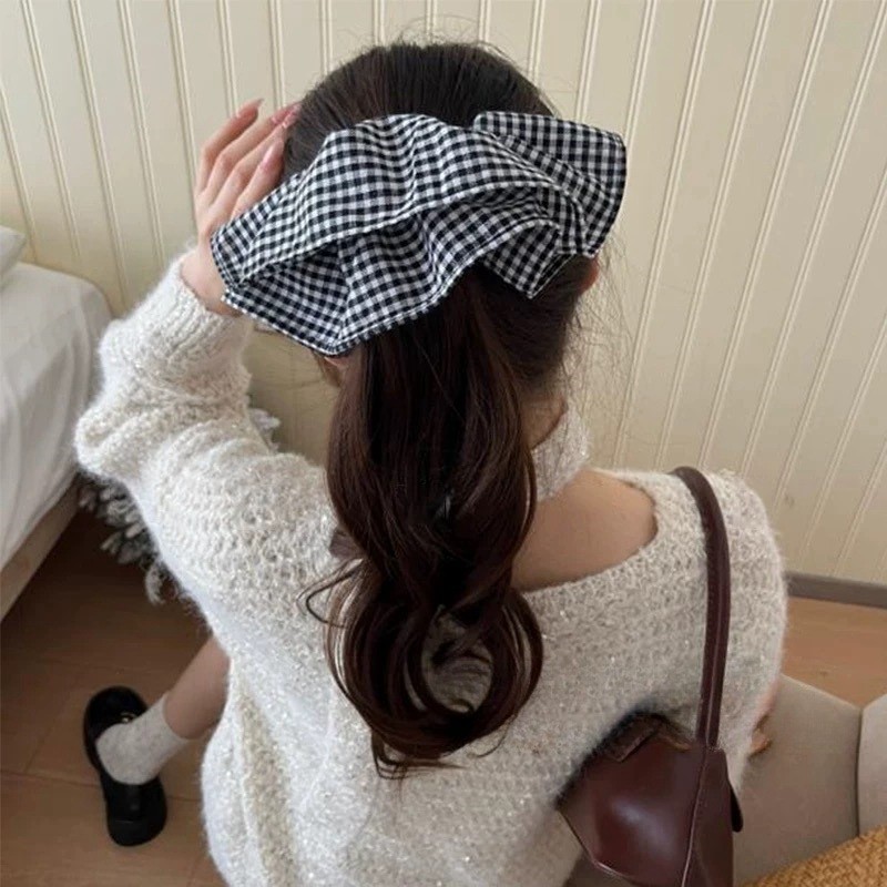 Extra Large Plaid Hair Ties El - Silk Tie Striped review and price