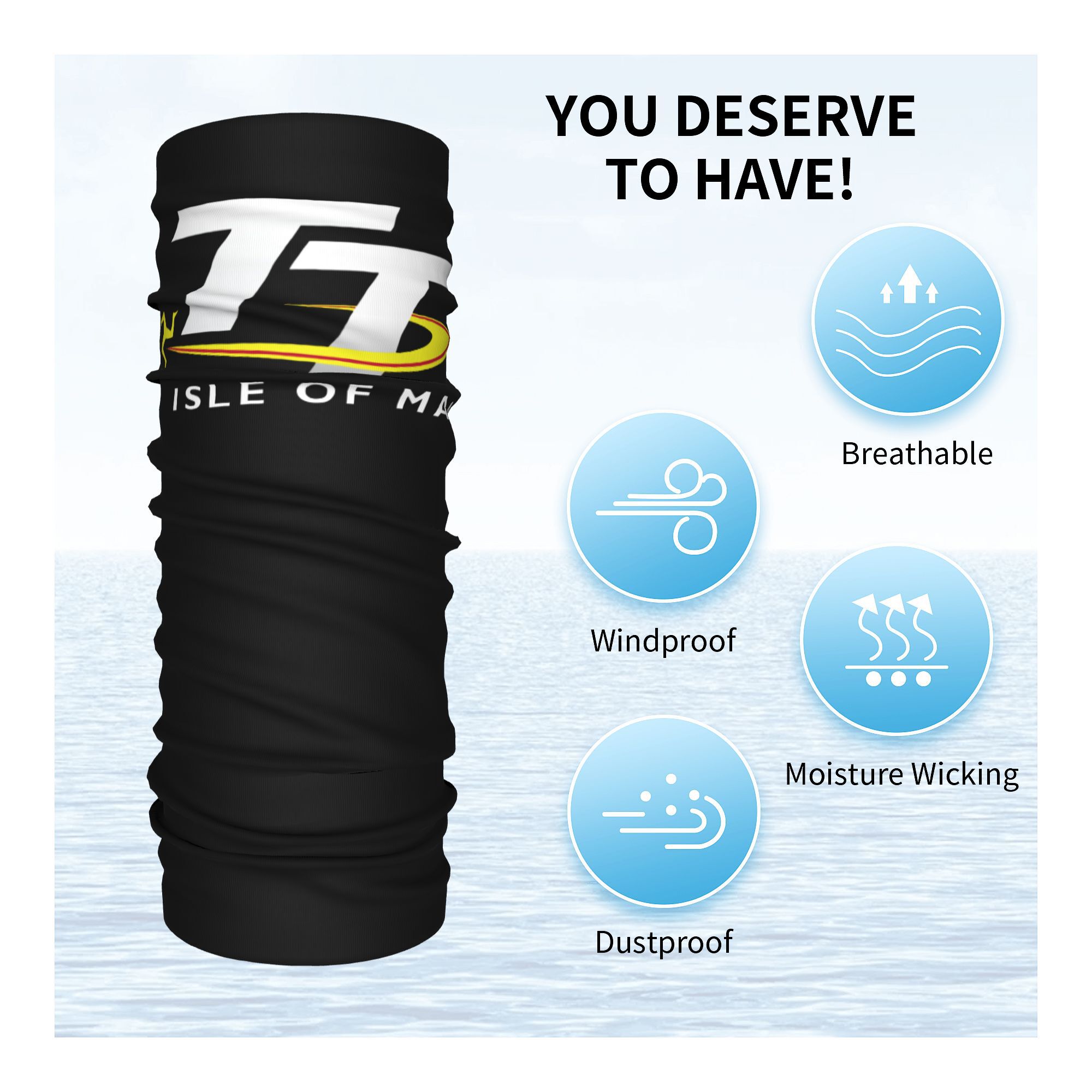 Custom Motorcycle Sport Isle o - Neck Warmer Tube review and price