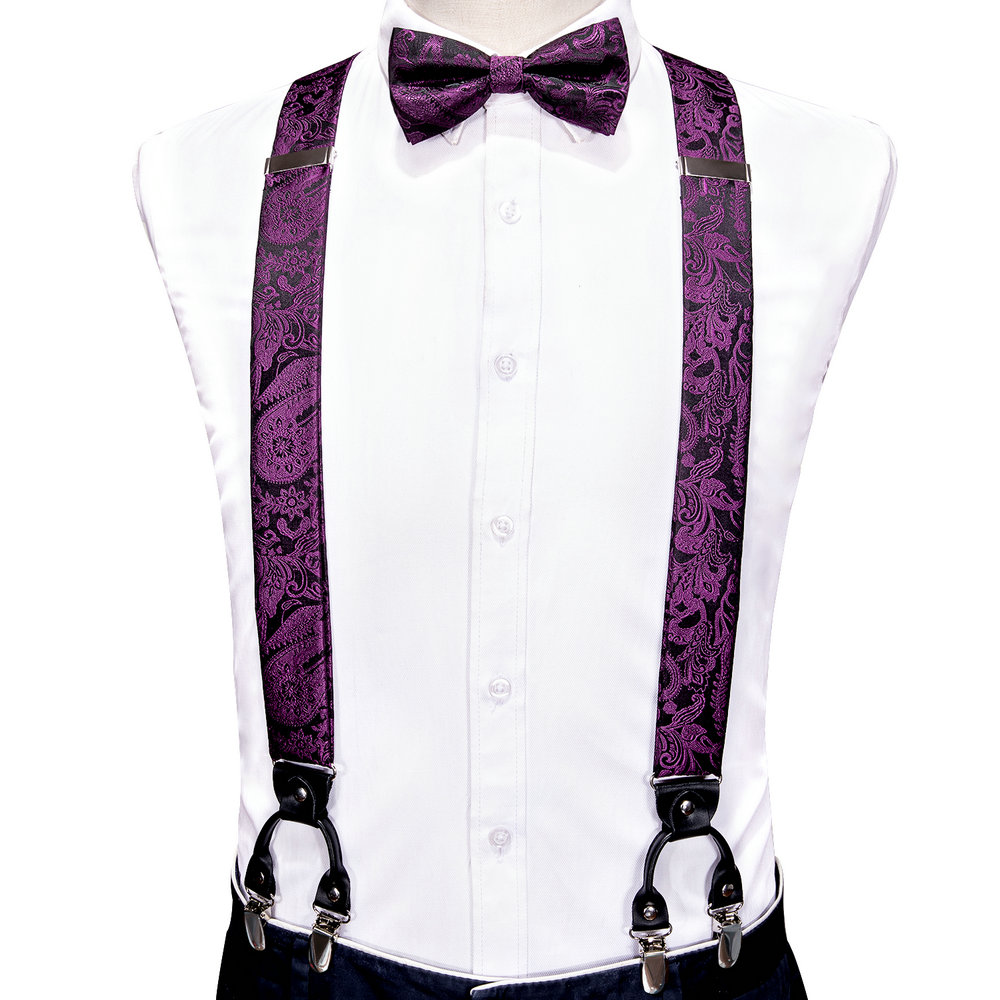 Suspenders For Men's Pants Exq - Bow Tie Pre Tied review and price