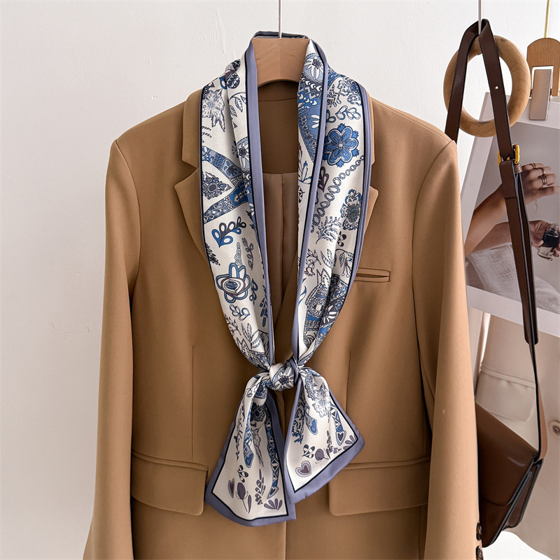 45 Color Women Silk Feel Print - Face Scarf Mask review and price