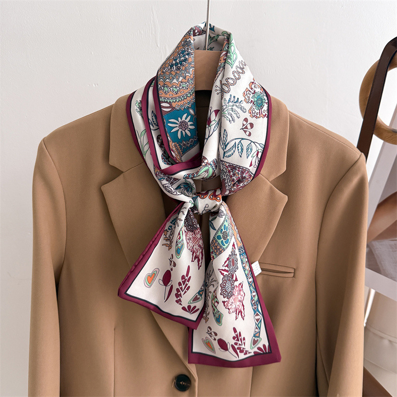 45 Color Women Silk Feel Print - Face Scarf Mask review and price