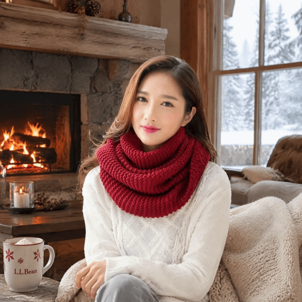Solid Color Infinity Loop Scar - Infinity Scarf Knit review and price
