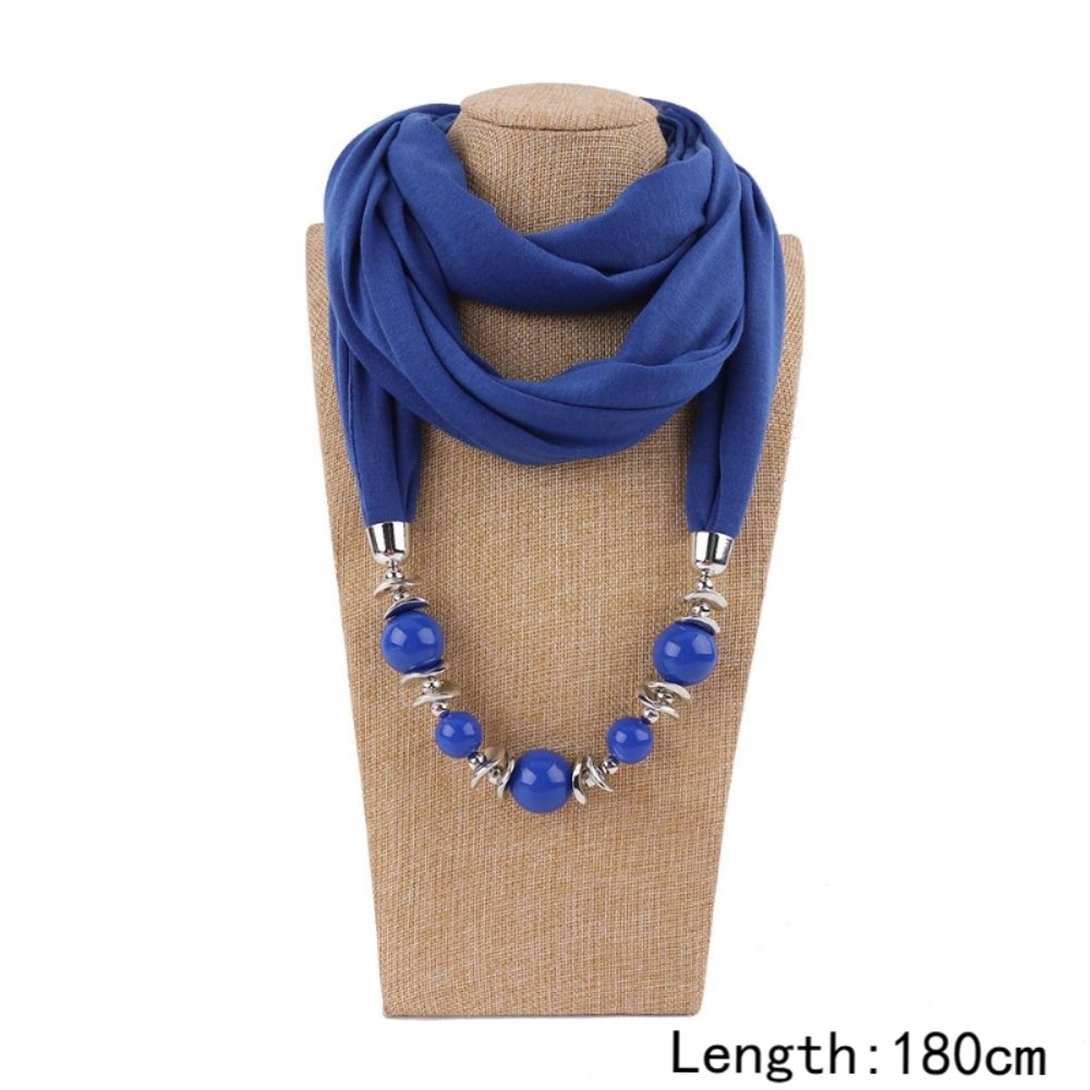 Chiffon Scarf Necklace Beaded  - Infinity Scarf Knit review and price