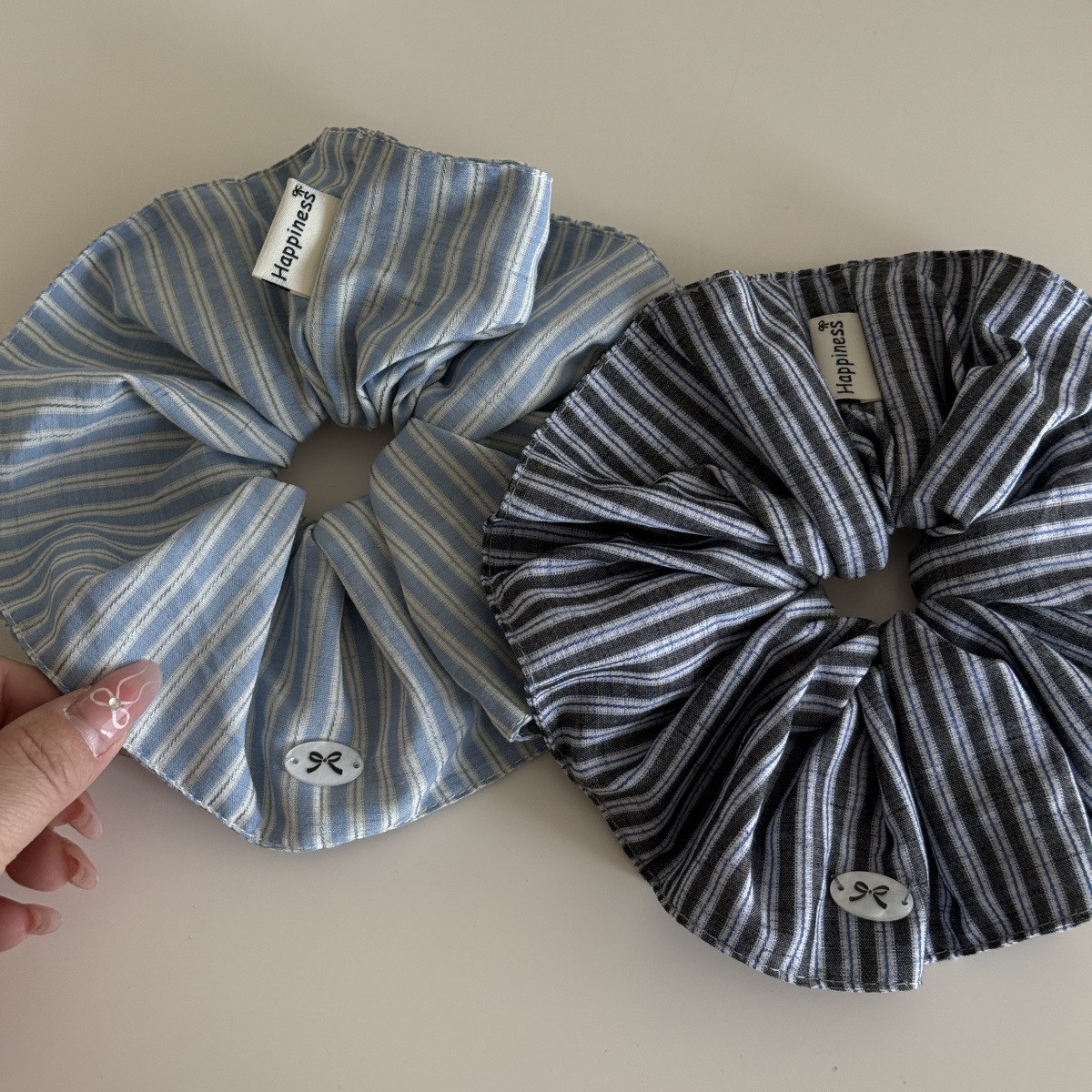 Korea Fashion Stripe Hair Rubb - Silk Tie Striped review and price
